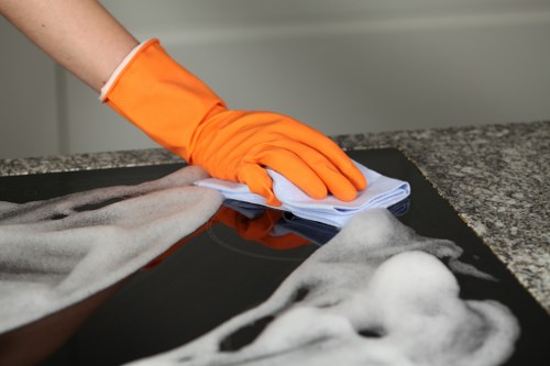 Carpet cleaning process for an office or commercial space in Oho