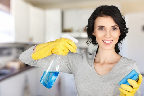Local patio cleaning service removing stains from a garden courtyard