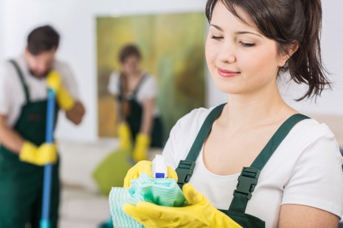 Professional cleaning team in Oho supporting a fresh and organized space