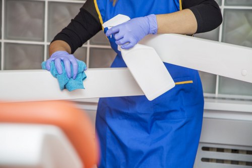 Specialist floor care equipment used on a hard floor in Oho